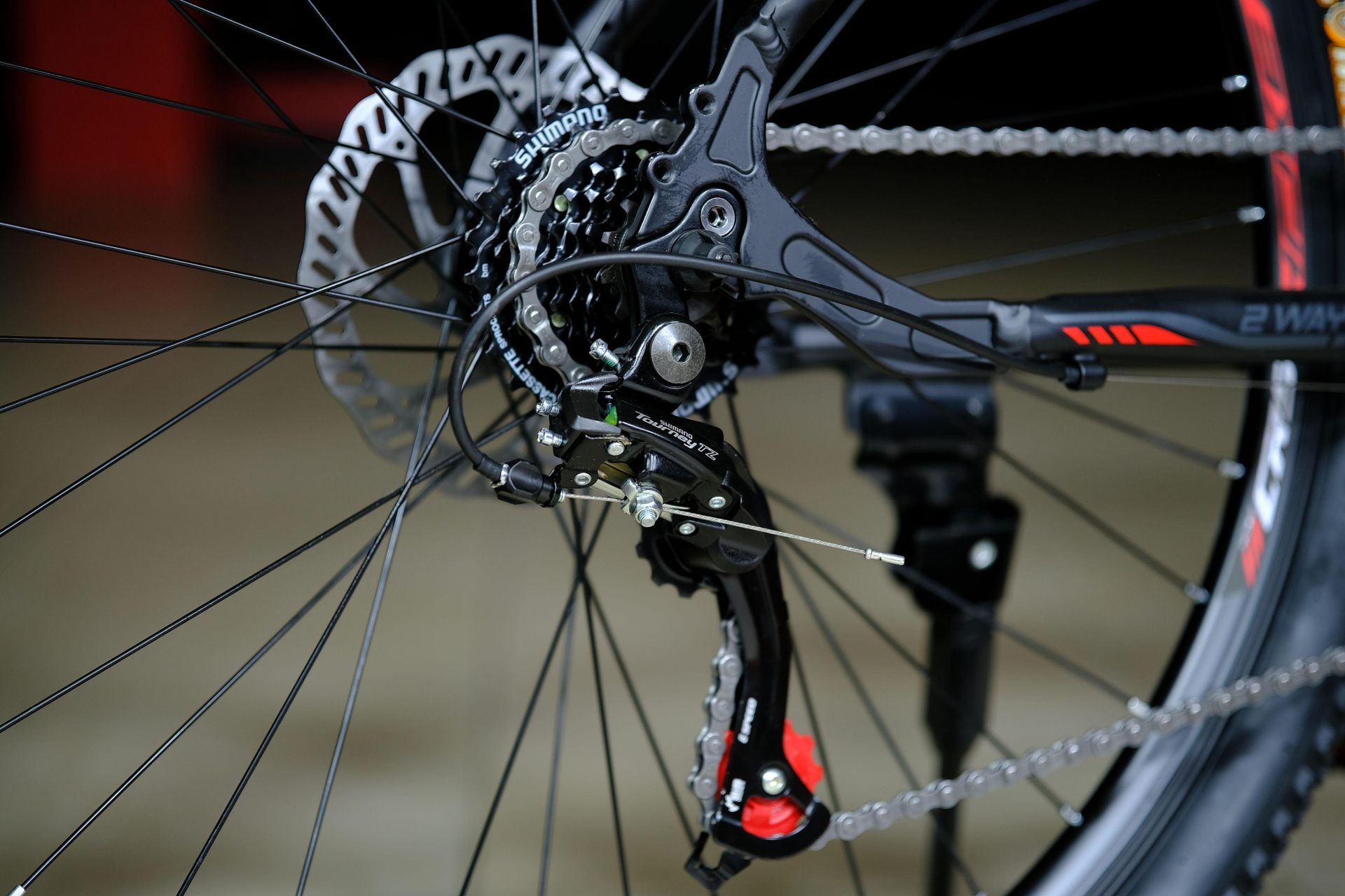 Задний переключатель  Shimano Tourney TZ-500 оригинал HOKE 2 Way 27,5 HD 19