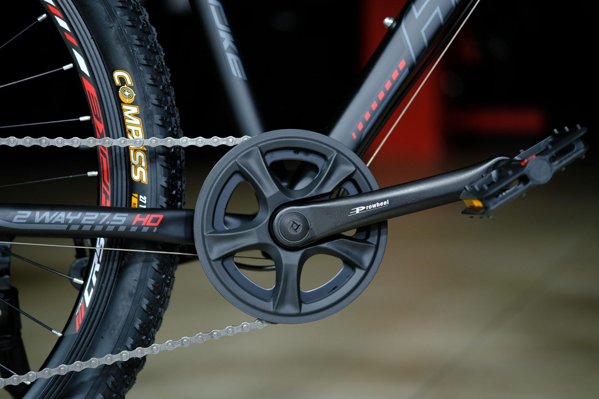 Система (шатун) алюминий 36T под квадрат Prowheel  HOKE 2 Way 27,5 HD 19